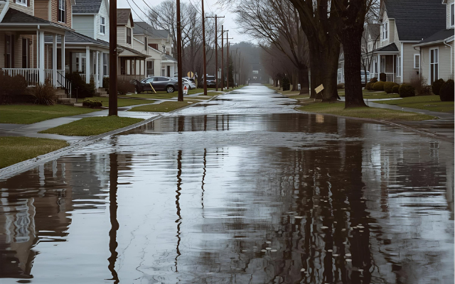 cuando se redece el valor de la vivienda por inundaciones